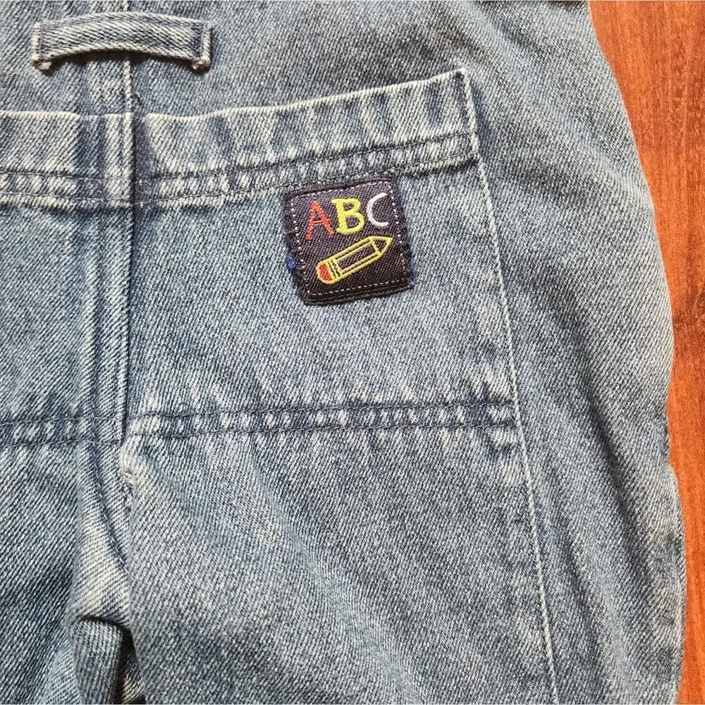 MINIWEAR ABC OVERALLS SIZE 0/3 MONTHS